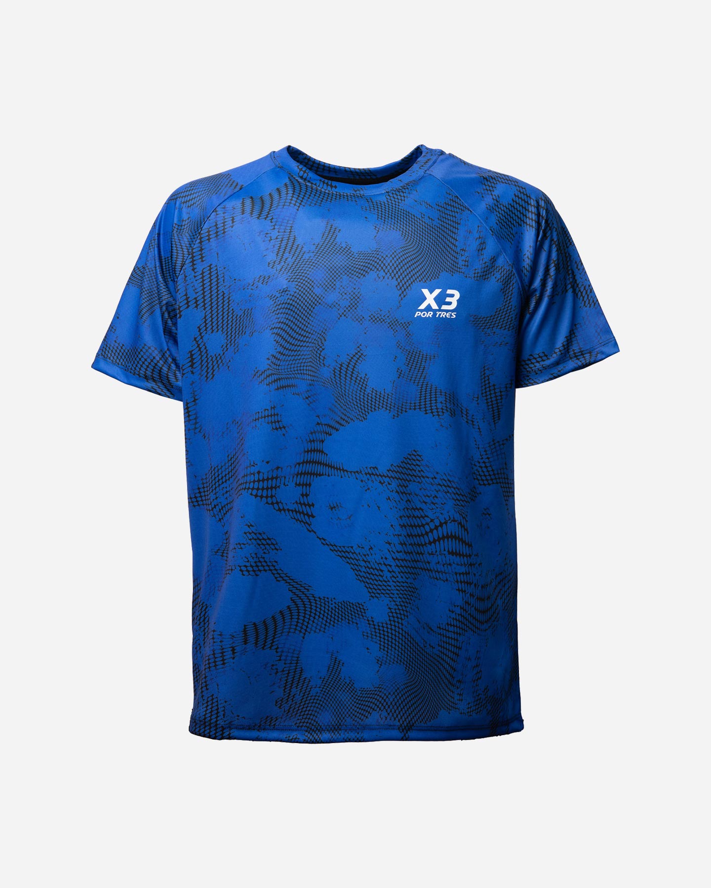 T-shirt tennis X3 POR TRES BRUXELLES M - Blu - 0 | Cisalfa Sport
